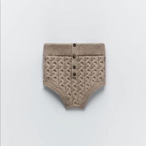 Zara Knit Mini Shorts